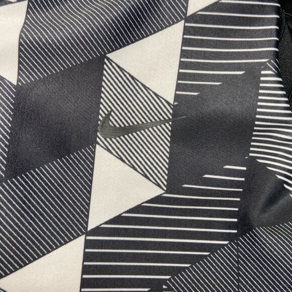 Nike Pro One-Shoulder Sports Bra – Black/White Geometric Print – Size Small - Picture 8 of 8
